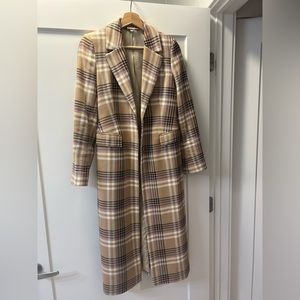 Worn once & Other Stories Plaid Hourglass Coat!